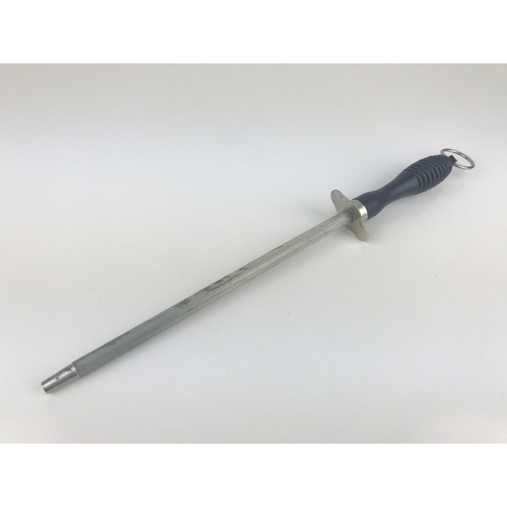 Unbranded Honing Sharpening Steel Rod Knife Sharpener Black Handle‎ Kitchen Tool